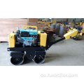 Handheld Small Double Drum Asphalt Roller Vibrationsstraßenverdichter zum Verkauf (FYL-800CS)